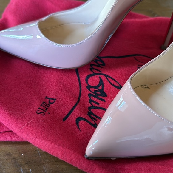 Christian Louboutin Pigalle 100 pumps, Nude patent leather, size 36.5 EU - Picture 11 of 13
